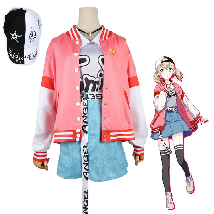 

Project Sekai Colorful Stage feat Vivid BAD SQUAD Azusawa Kohane Cosplay Costume Carnival Halloween Anime Costume Wig Hat