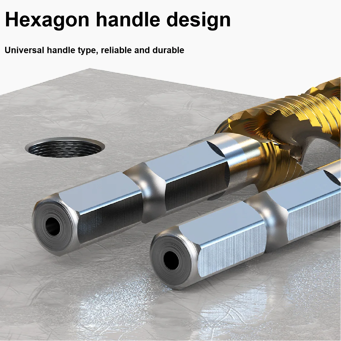 Сверла с шестигранным хвостовиком 2-12 шт. М3 4 М5 М6 М8 М10 1/4 дюйма