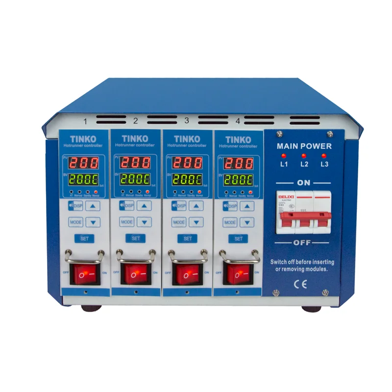 

4 zone China Hot Runner Accessories Supplier Temperature Controller for Plastic Injection Molding