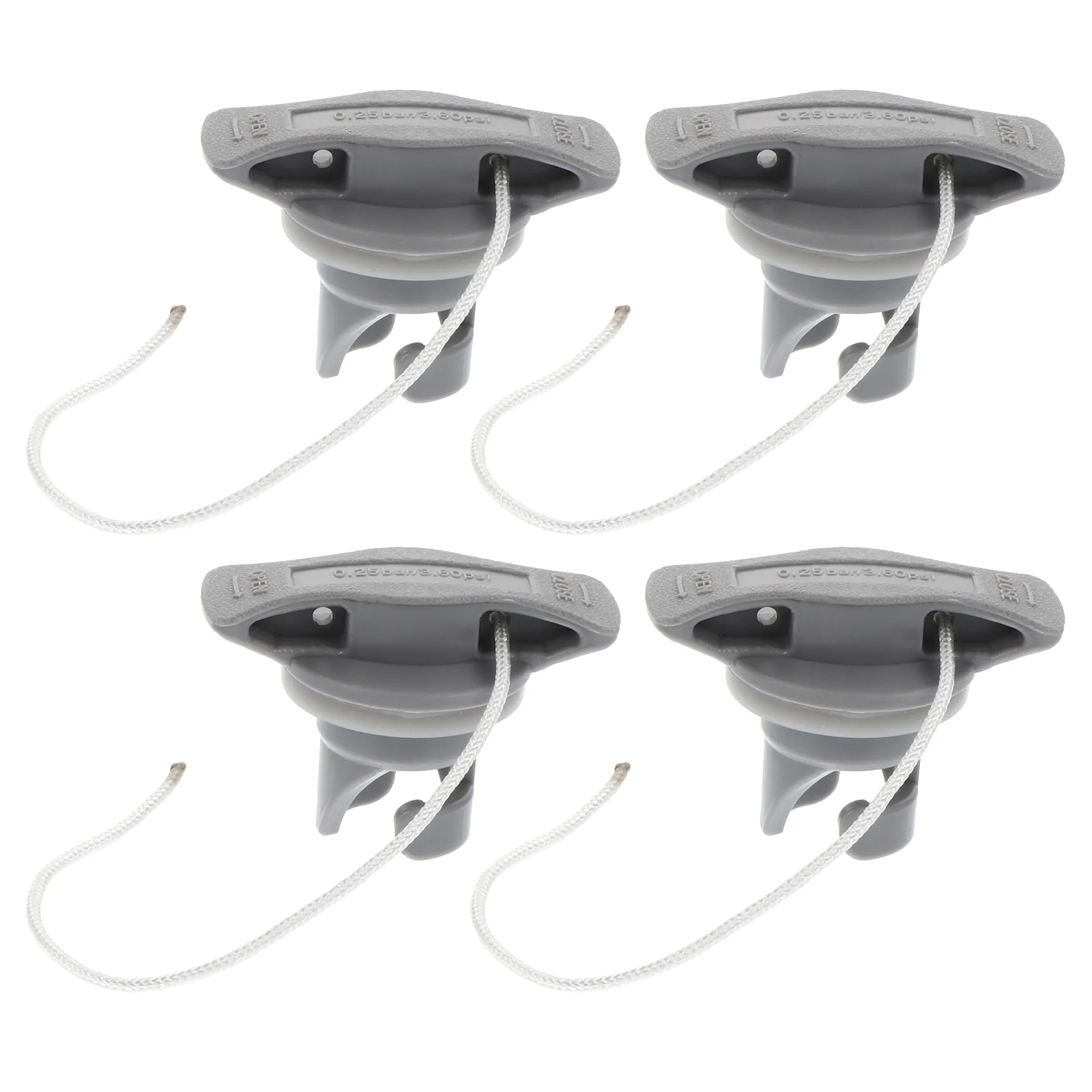 

4 Pcs Air Mattress Boston Valve Helix Mattress Kayak Air Valves Air Fittings Kayak Valves Plug Cap Kayak Air Valve Cover