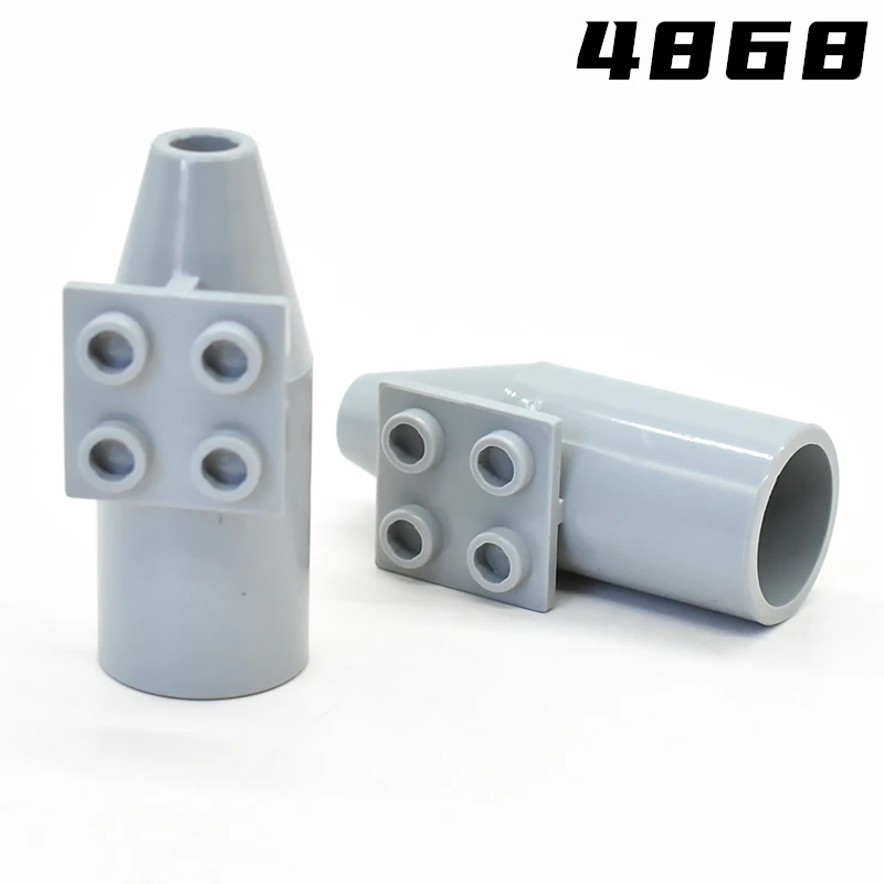 Радужная свинья MOC детали 4868b двигатель Гладкий большой 2x2 тонкая верхняя