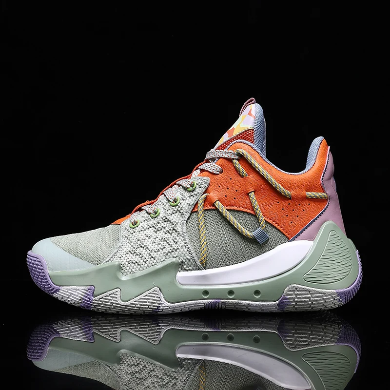 JIEMIAO New Classics Style Men Basketball Shoes Breathable Confortable Sports Shoes Unisex Women Training Athletic Sneakers