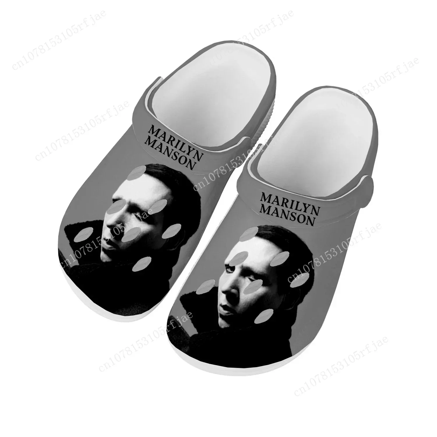 Мужские и женские сандалии для дома Rock Band Singer Marilyn Manson дышащие воды подростков