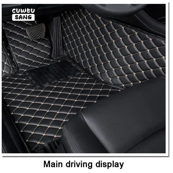 CUWEUSANG   Car Floor Mats For Mercedes-Benz CLA CLA180 CLA200 CLA220 CLA250 CLA260 Auto Foot Coche Accessories Carpets 2