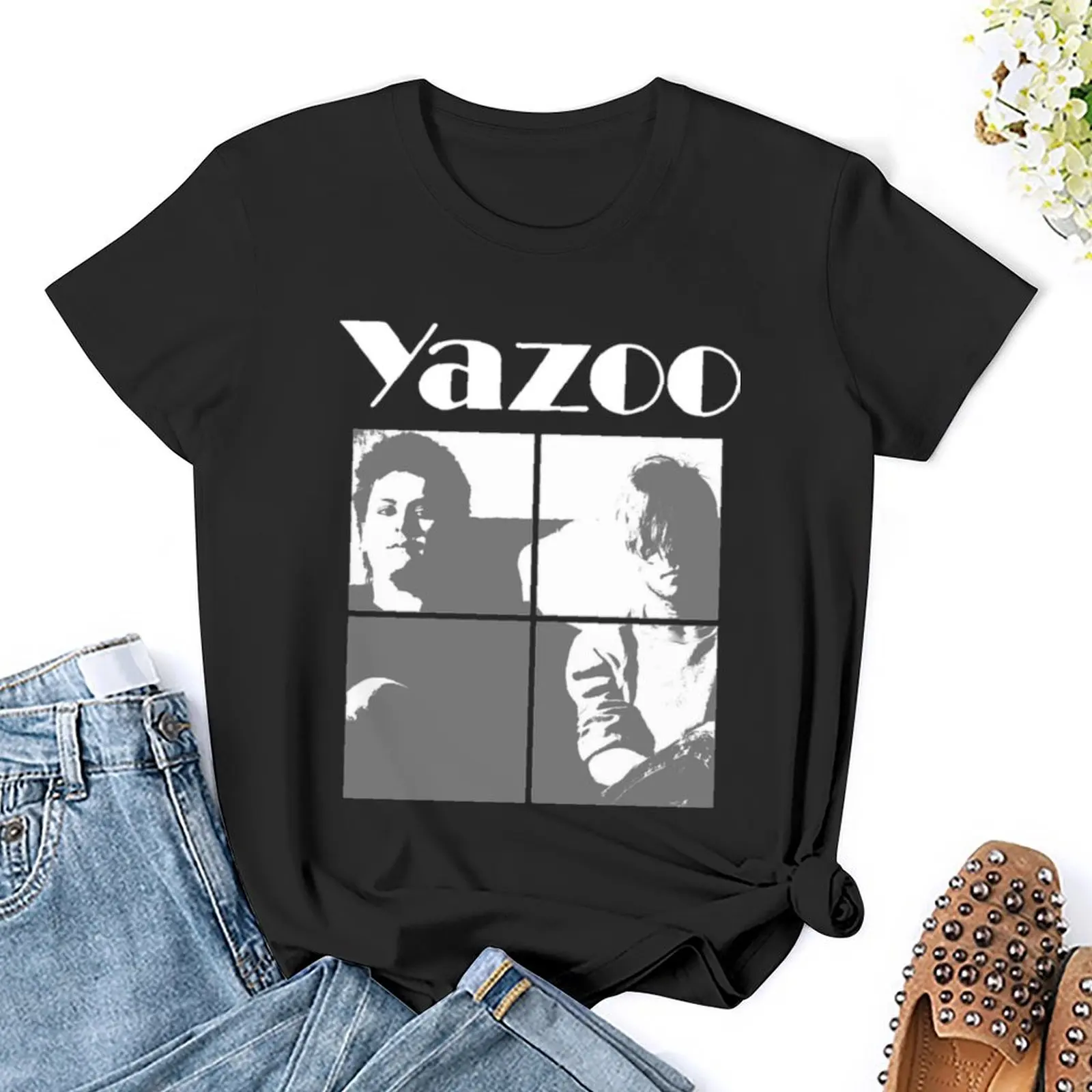 Yazoo Высококачественная футболка размера плюс Топы заготовки женские летние