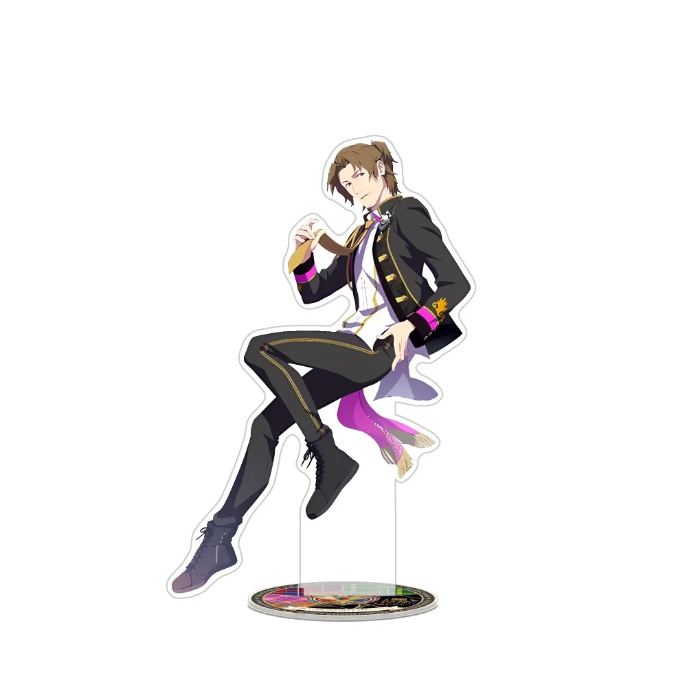 Фото Новая акриловая подставка-брелок The Idolmaster SideM 15 см: Теру, Цубаса, Нацуки в сценическом стиле, настольный декор, мультяшная фигурка №5