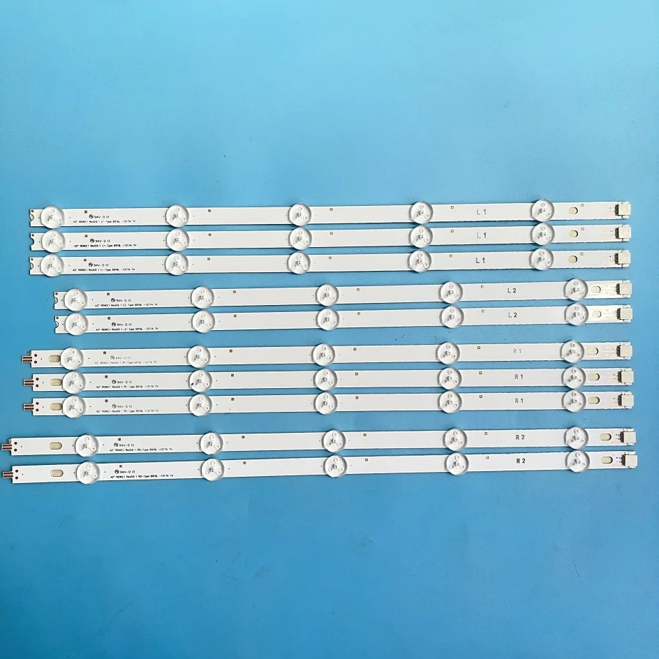 

Новинка 10 шт. светодиодная балка 6916L-1385A 6916L-1386A 6916L-1387A 6916L-1388A R1 L1 R2 L2 Идеальная замена для LC420DUE 42LN5400