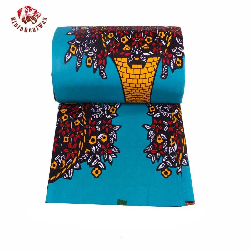 2022 Hot Selling Africa Cotton Fabric Bazin Riche African Wax Clothing Ankara for Wedding Dress 24FS1100 | Дом и сад