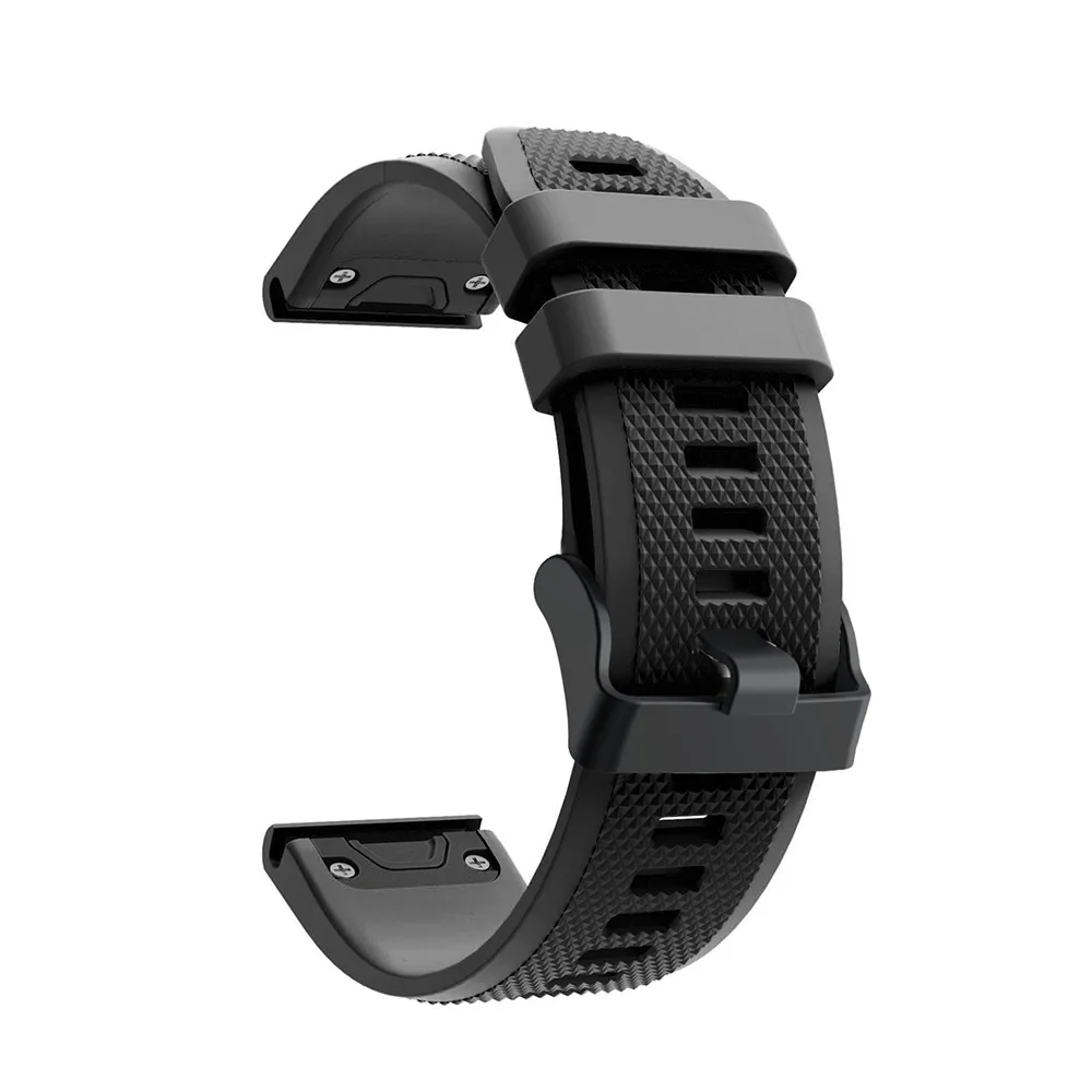 26MM Silicone Straps for Garmin Fenix 5X Smartwatch Watchband Sport Replacement Wristband Bracelet Accessories for Fenix 5X