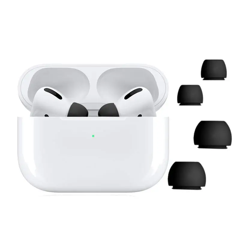 3 Pairs Silicone Replacement Ear Tips Compatible For Apples Air-Pods Pro Reducing Noise In-Ear Eartips Accessories