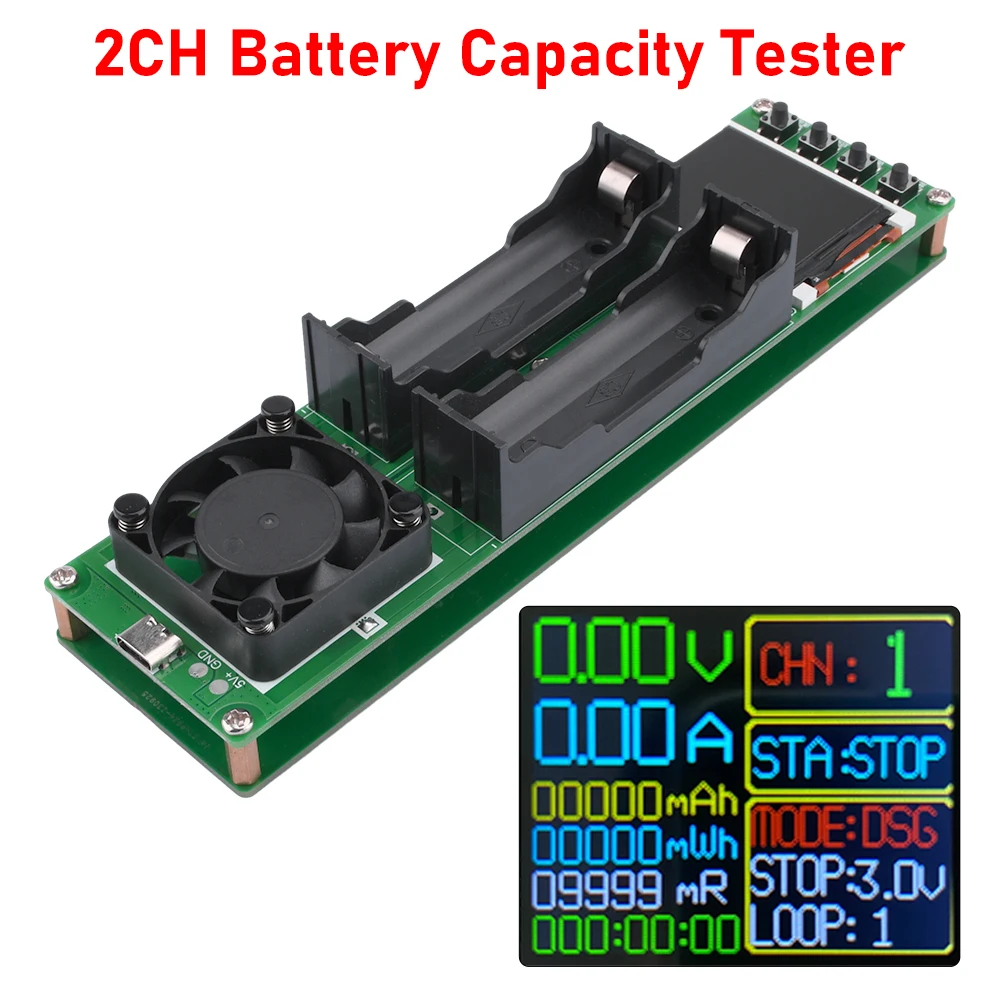 

Gaqqee Тестер емкости аккумуляторов 18650