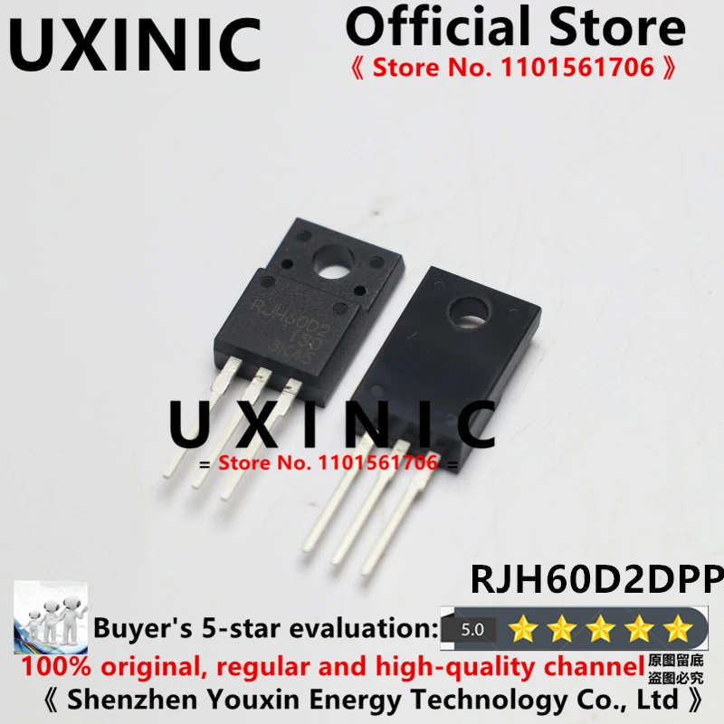 

UXINIC 100% новый импортный оригинальный RJH60D2 RJH60D2DPP 20A 600V IGBT транзистор N-канал