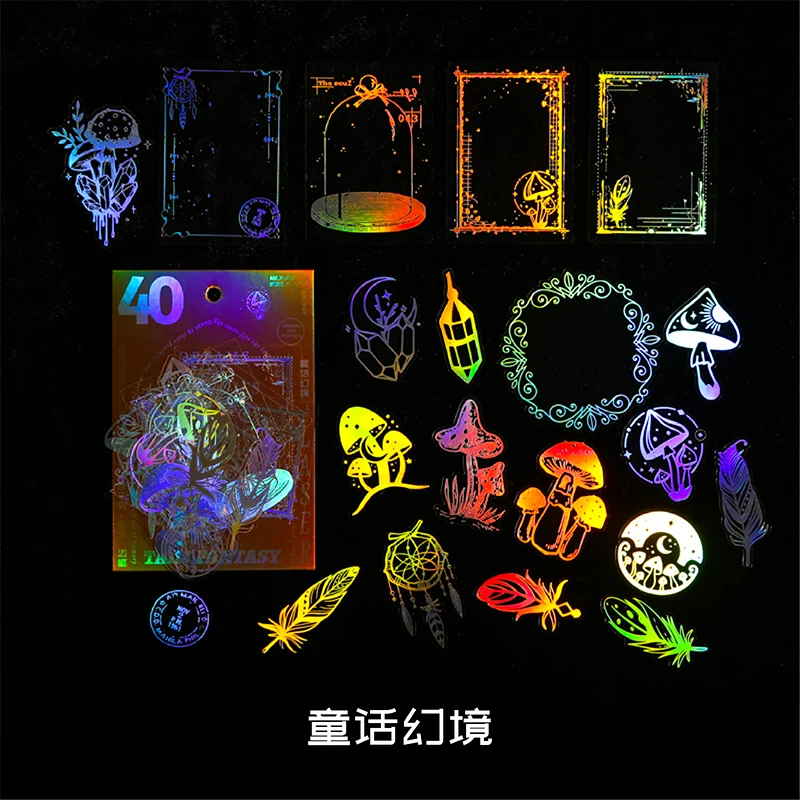 

Набор из 40 декоративных наклеек Dreamland в стиле фэнтези