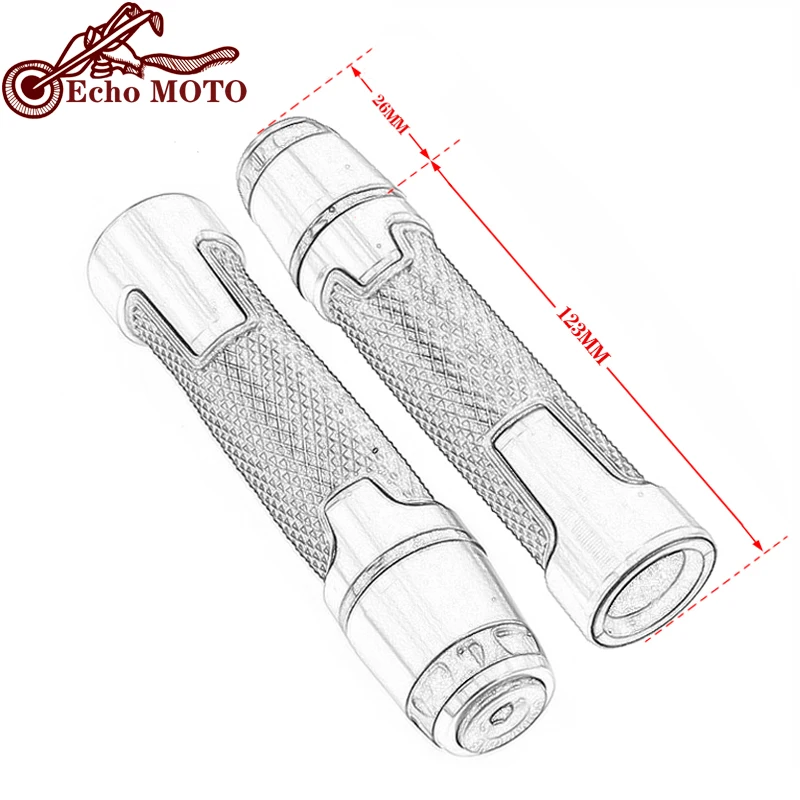 Нескользящие Ручки Руля Мотоцикла для CB1000R 2008 2009 2010 2011 2012 2013 14 7/8 '✢ мм