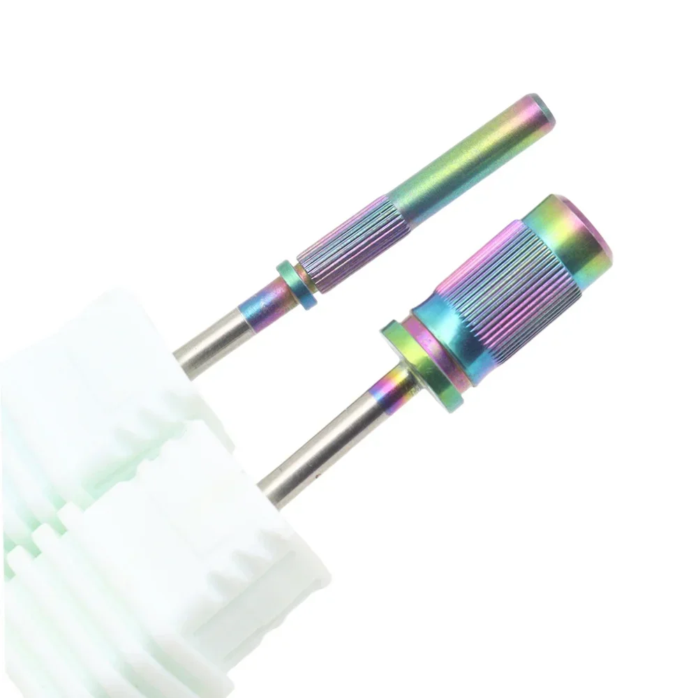 Quality 1Pcs Rainbow Plate Big &amp Long Mini Mandrel Bit Nail Art Sand Ring sanding bands Split Removal