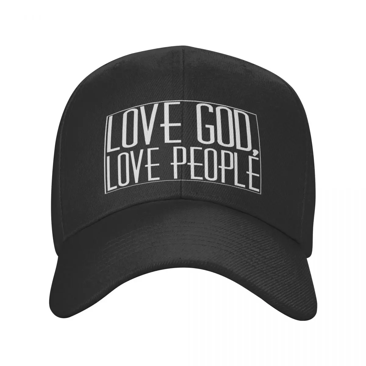 

LOVE GOD,LOVE PEOPLE Casquette, Polyester Cap Personalized Unisex Travel Nice Gift