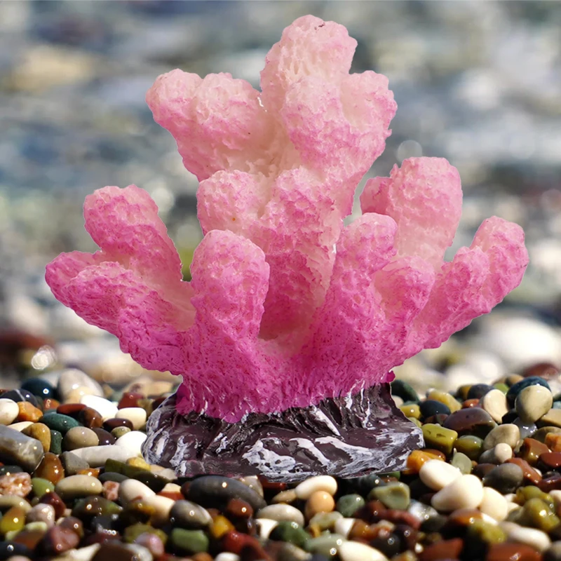 Искусственный Коралл украшение для аквариума морская звезда смола риф пейзаж