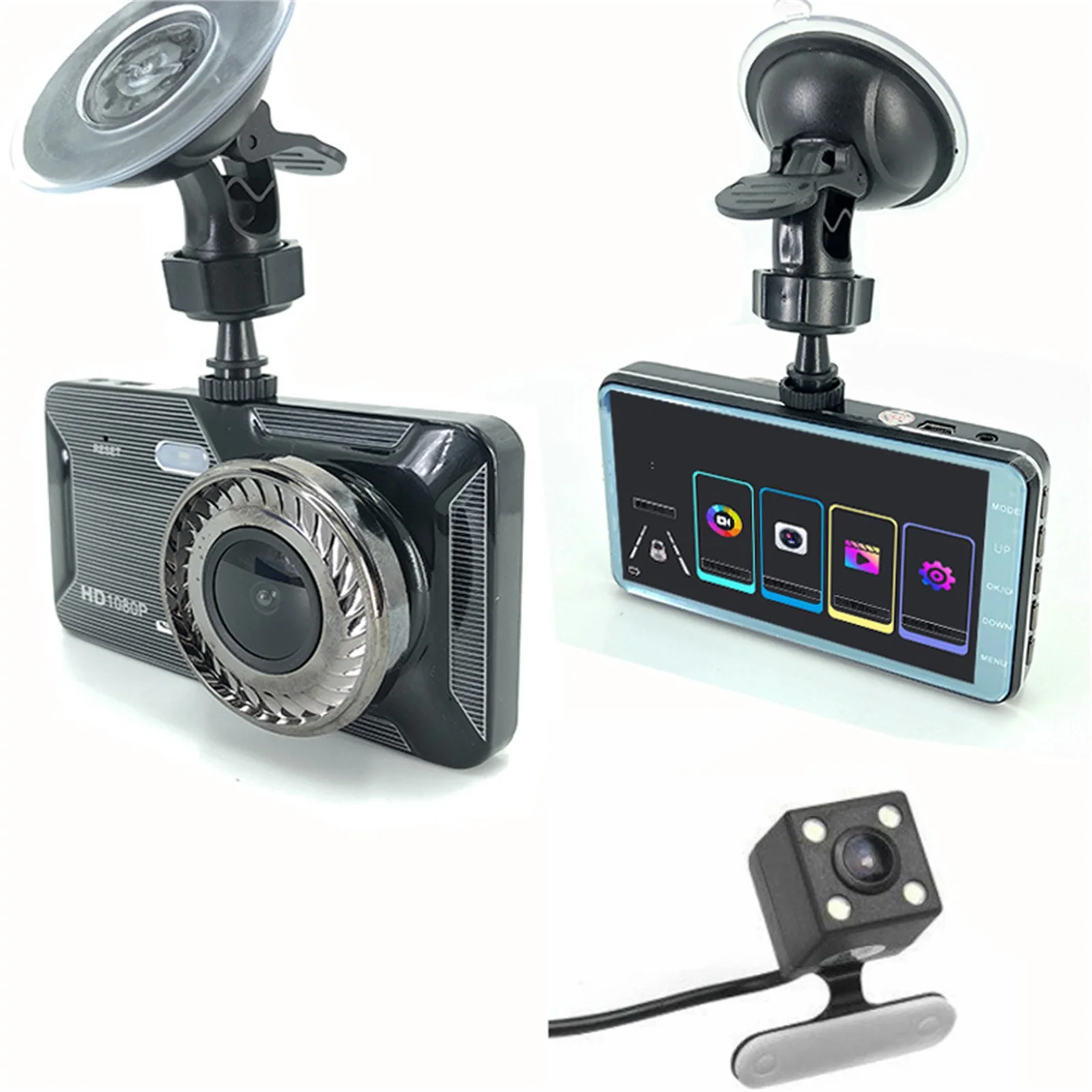 

Car Driving Recorder 3 Million Pixel High-Definition Screen 1080P Dual Recording Car Dash Cam 1080P High-Definition Driving