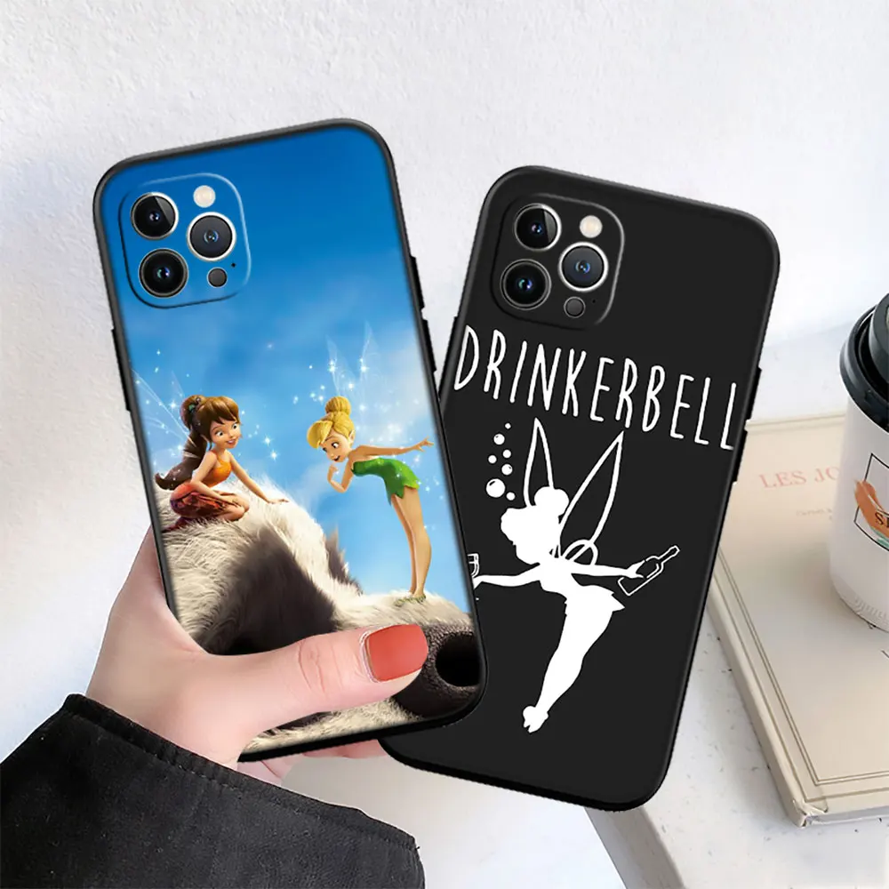 Мягкий силиконовый чехол RT63 Tinker Bell Tinkerbell для iPhone 15 14 13 12 11 Pro Max Mini Plus