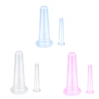 Q1QD силиконовый массажер для лица вакуумная банка банки для удаления морщин лифтинг кожи Омолаживающий антицеллюлитный