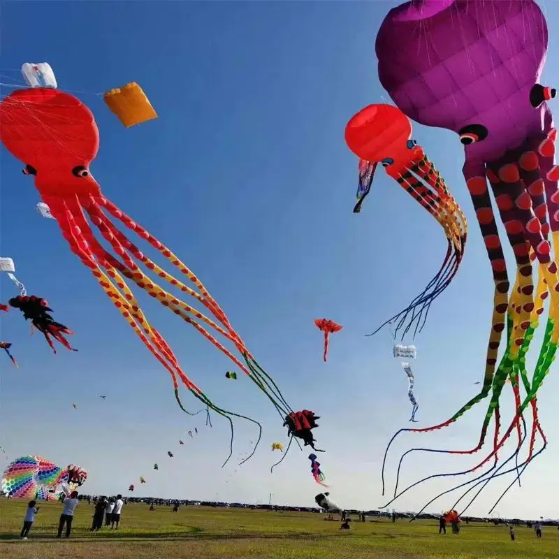 Новые воздушные змеи-осьминоги летающие игрушки для детей искусственные ветры