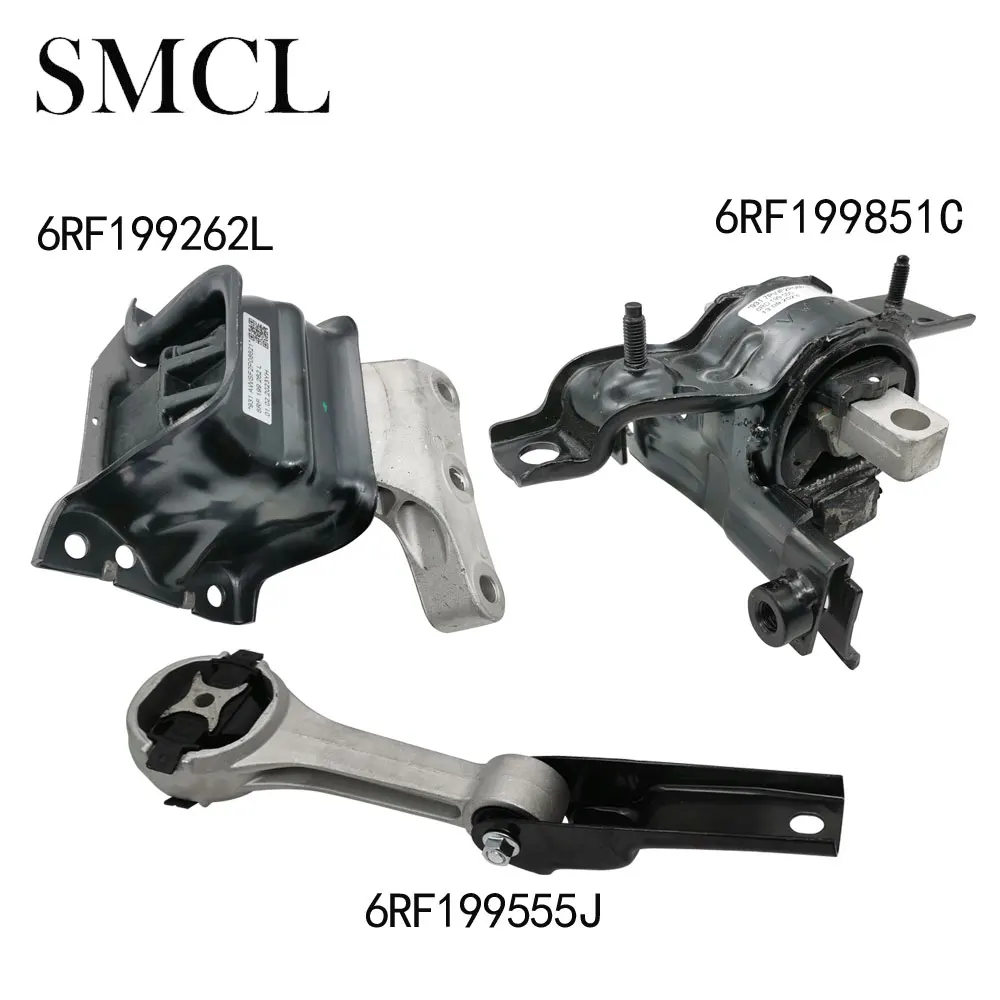 6RF 199555 J 199851 C 199262 L комплект поддержки двигателя для Skoda Fabia Rapid Spaceback VW Polo GOL Jetta Santana