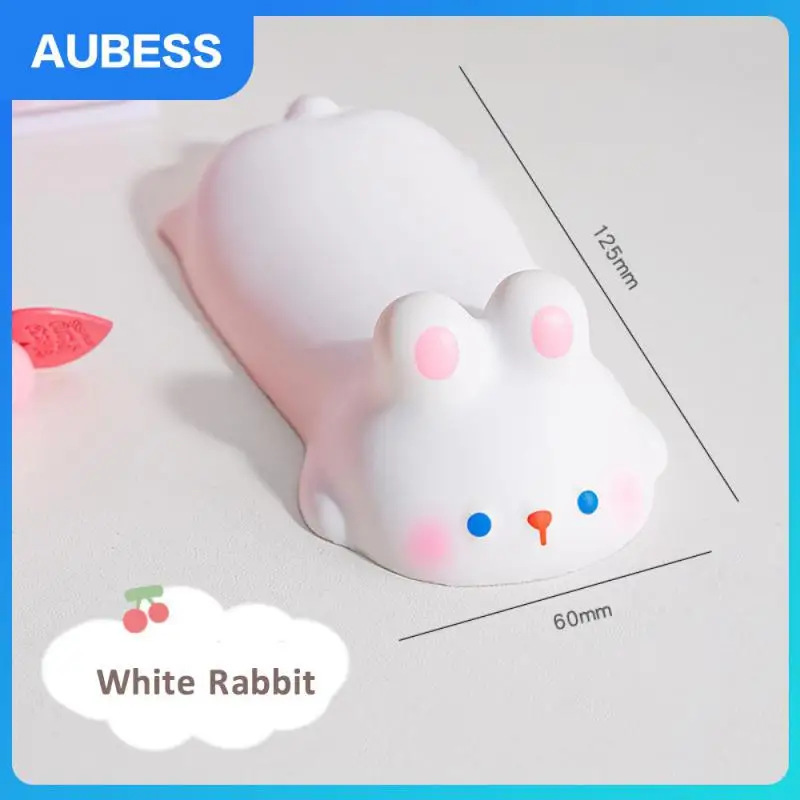 

Pu Lovely Gaming Mousepad Portable Office Mousepad Wrist Rest Resin Pad Desk Accessories Cartoonish Soft Wrist Protection Girl