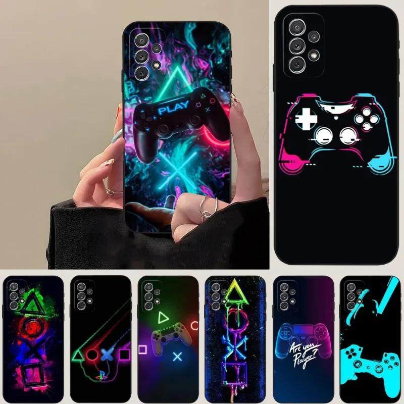 Чехол для телефона Play Station, игровой чехол для телефона Samsung A24, A54, A52, A53, A14, A34, A33, A13, A22, A31, A40, A03S, A32, A21, A81, A42, черный