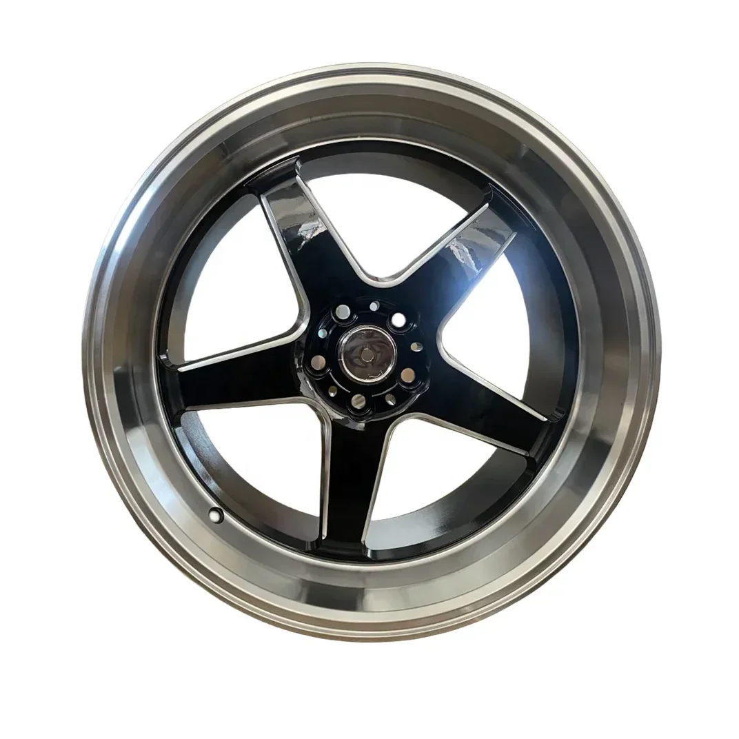 Легкосплавные колесные шины 5 отверстий 5X100 Черная машина Фрезерное окно 18x9 18x
