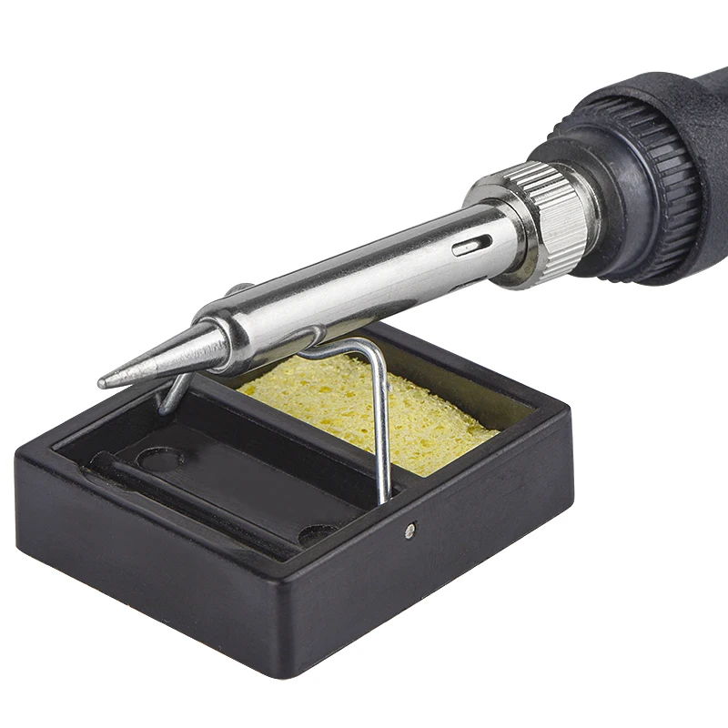 

JCD Electric Soldering Iron Stand Holder Metal Pads Generic High Temperature Support Station Solder Sponge Soldering Iron Clean