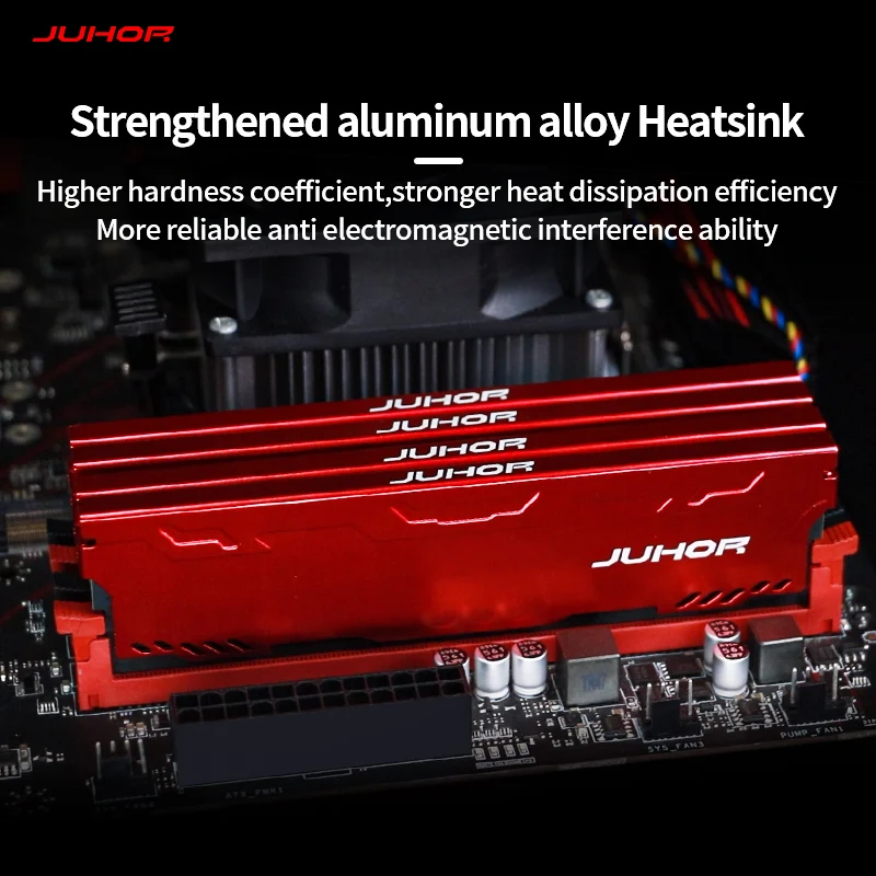 JUHOR Memoria Ram DDR3 4GB 8GB 1600MHz 1866MHz Desktop Memory New Dimm DDR3 1333MHz 1.5V RAMs With Heatsink images - 6