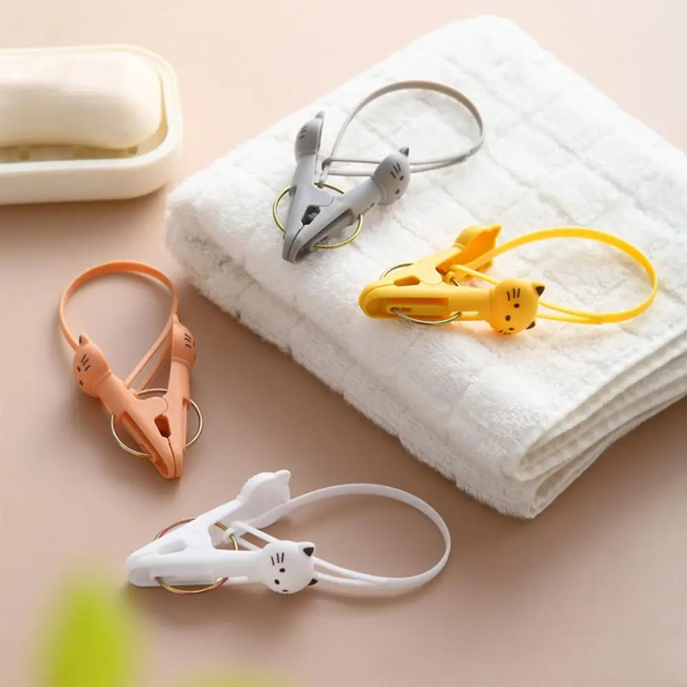 

Useful Clothes Hangers Wear Resistant Wide Application Simple Installation Laundry Clips Household Supplies