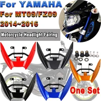 for yamaha mt09 fz09 mt fz 09 20142016 motorcycle deflector front fairing beak nose cone extension front headlight fairing part