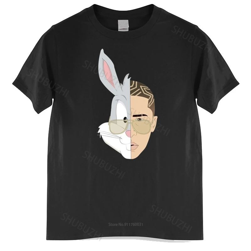 

Summer mens tshirt Hiphop Bad Bunny Comic T Shirt Tv Brand Clothing Cotton unisex t-shirt teenagers cool tops drop shipping