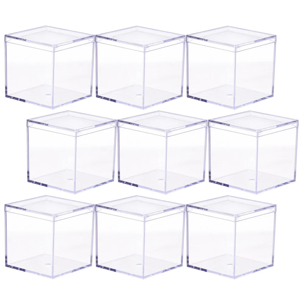 

9pcs Mini Square Candy Box Sample Box Multifunctional Storage Box Candy Holder