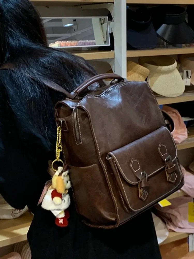 Винтажный Женский Модный Рюкзак В Корейском Стиле Повседневная Сумка На Плечо