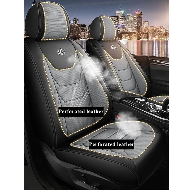 Универсальный чехол WZBWZX Nappa для сиденья Fiat all medels 500 500L 2007-2014 punto Bravo Viaggio Freemoauto