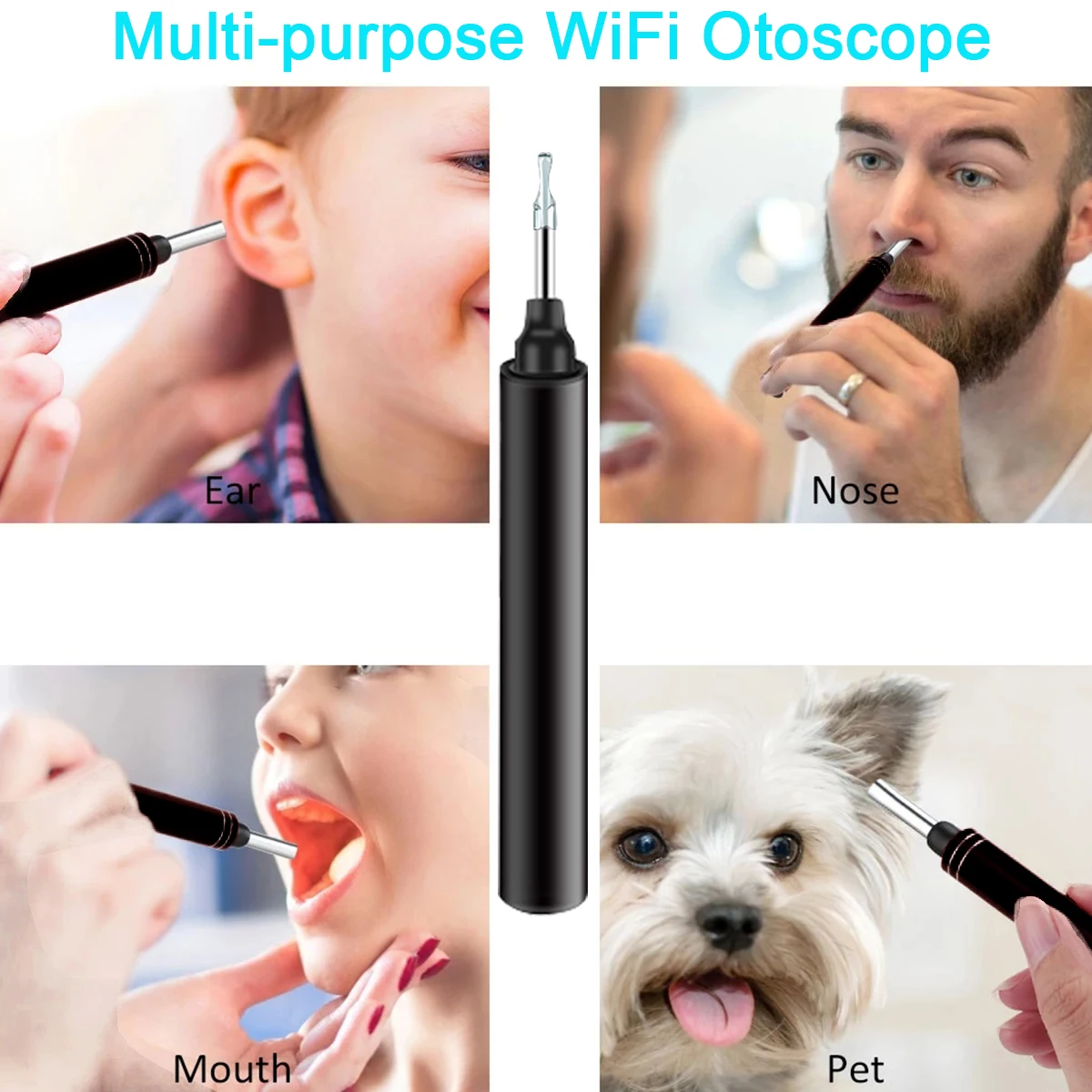 Безопасный беспроводной инструмент для чистки ушного воска умный визуальный