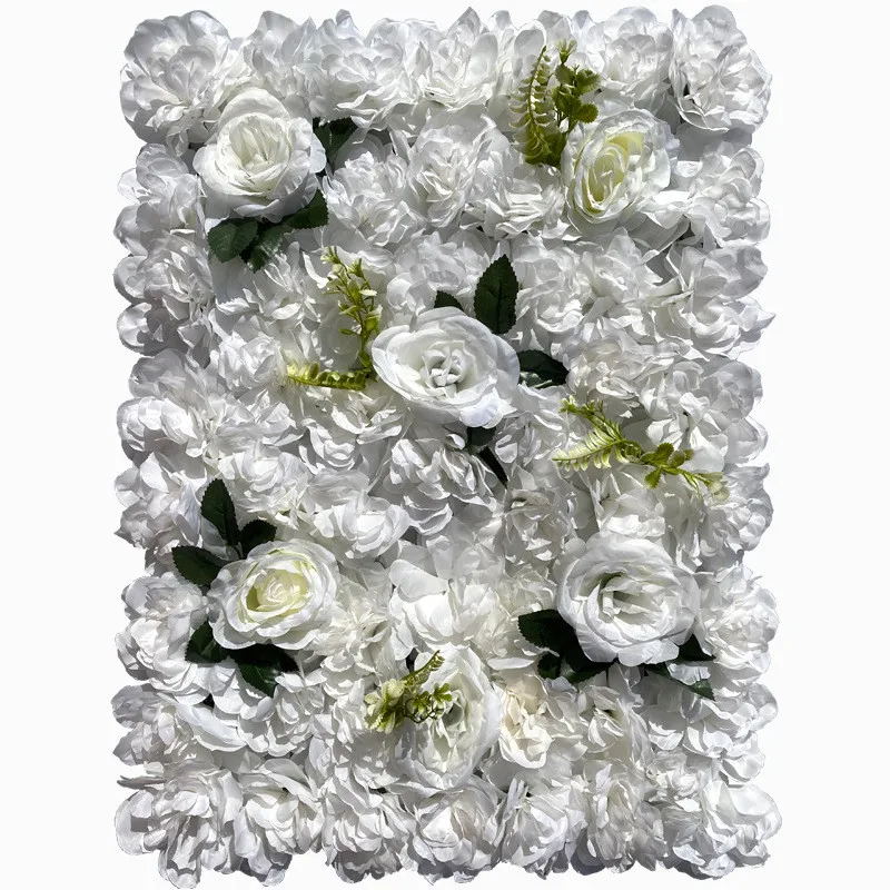 

3D Silk Rose Flower Wall Artificial Flowers for Wedding Decoration Romantic Wedding Party Event Flowers Backdrop Home Decor