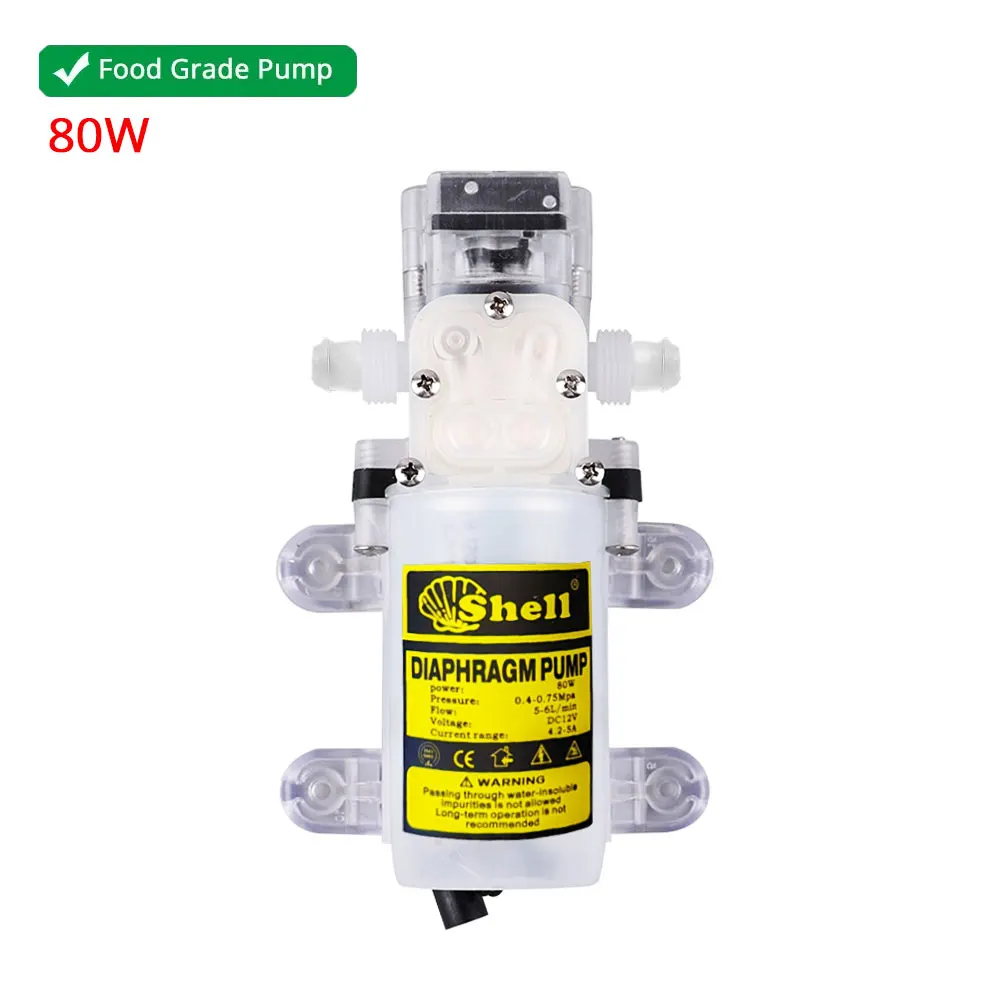 Интеллектуальный микронасос для пищевых продуктов 12 В 80 Вт электрический