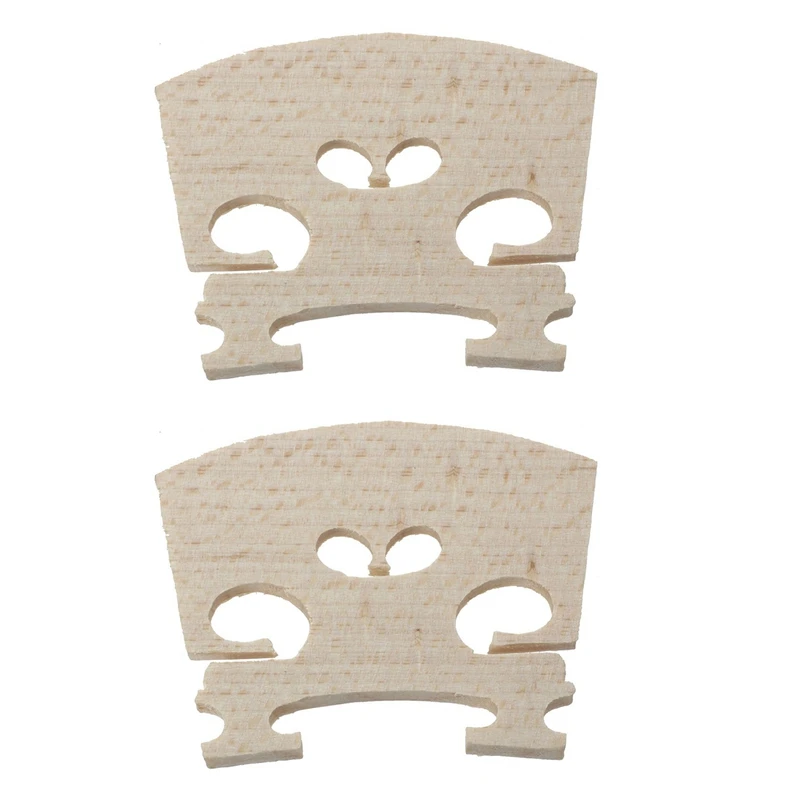 

2X 3/4 Size Acoustic Violin Fiddle Replacement Wooden Bridge