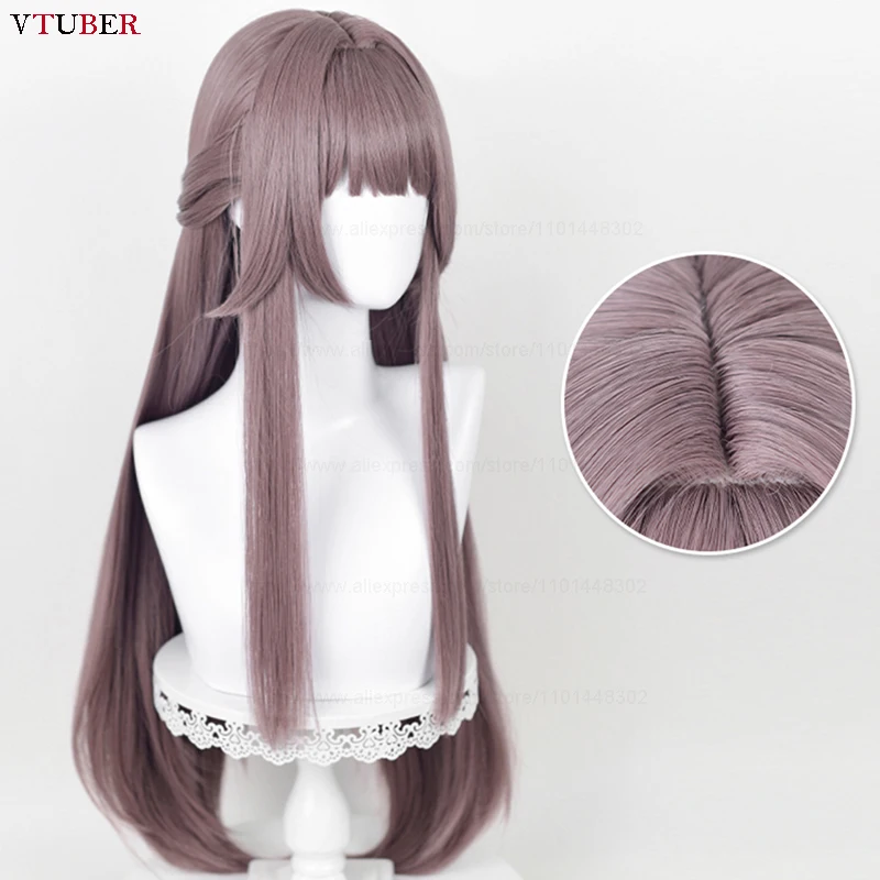 Парик для косплея Herta термостойкие синтетические волосы длинные прямые