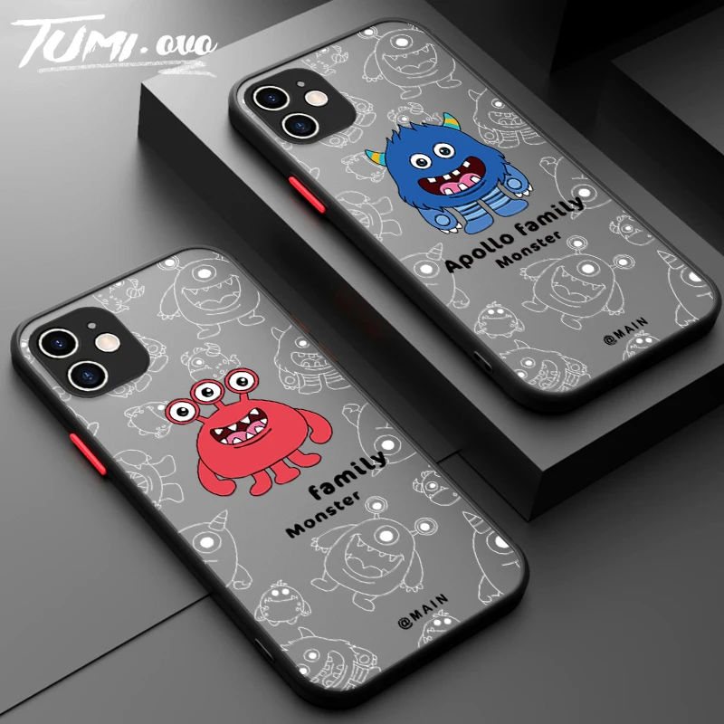 Роскошный Матовый чехол для телефона iPhone 11 12 13 Pro Max Mini X XR XS SE 2020 2022 8 7 6 6S Plus