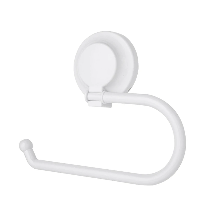 

Punch-Free Kitchen Bathroom Cabinet Suction Cup Paper Towel Holder Roll Paper Holder