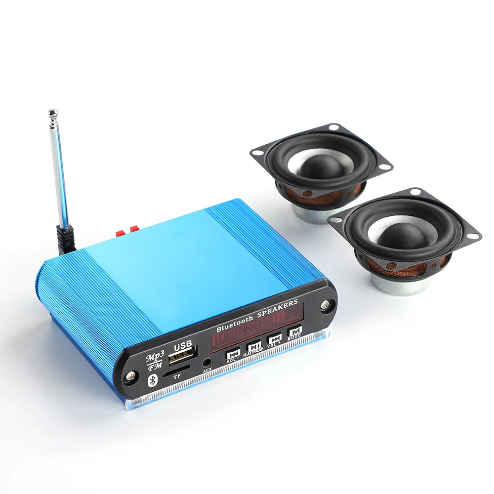 AIYIMA MP3 декодер усилитель мощности аудио 2x15 Вт стерео Bluetooth 2 дюйма 4 Ом 12