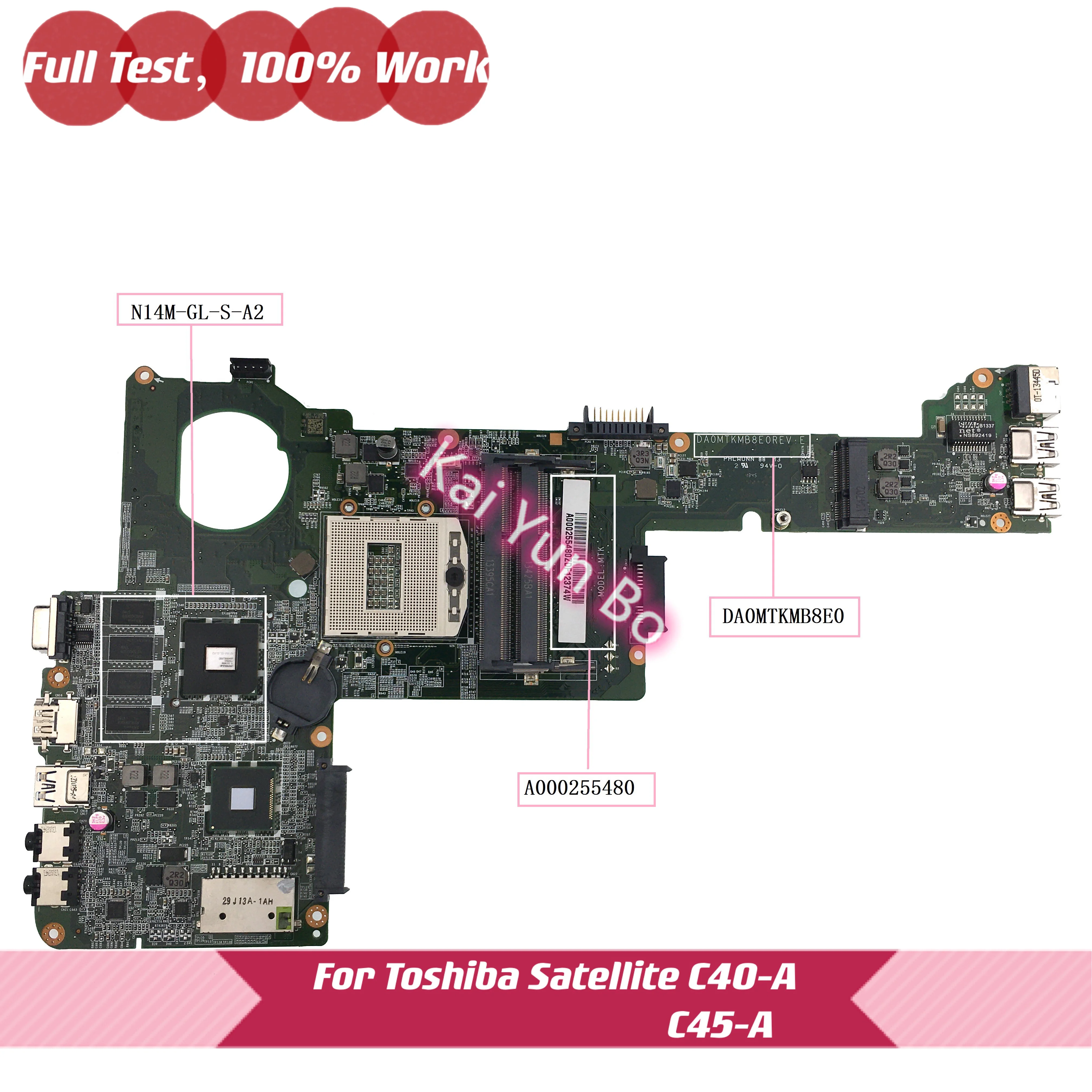 

Материнская плата DA0MTKMB8E0 A000255480 для ноутбука Toshiba