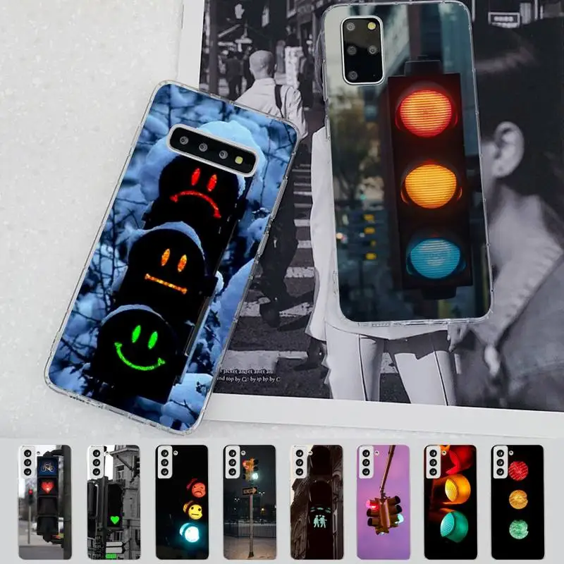 

Traffic lights Phone Case for Samsung S21 A10 for Redmi Note 7 9 for Huawei P30Pro Honor 8X 10i cover