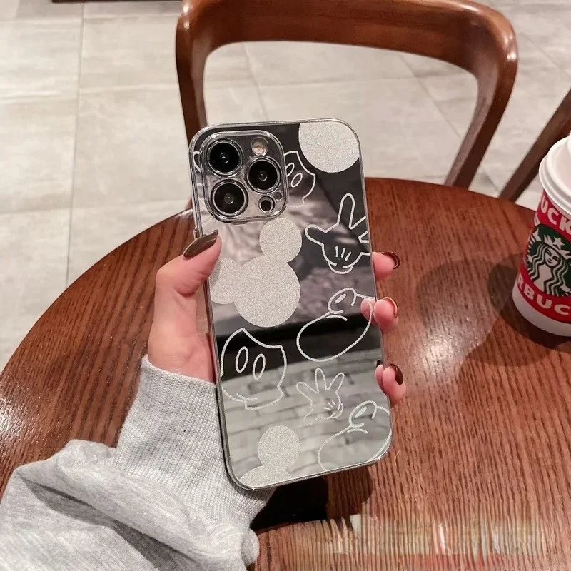 Чехол зеркальный акриловый для Iphone 13 12 11 Pro Max 13Pro