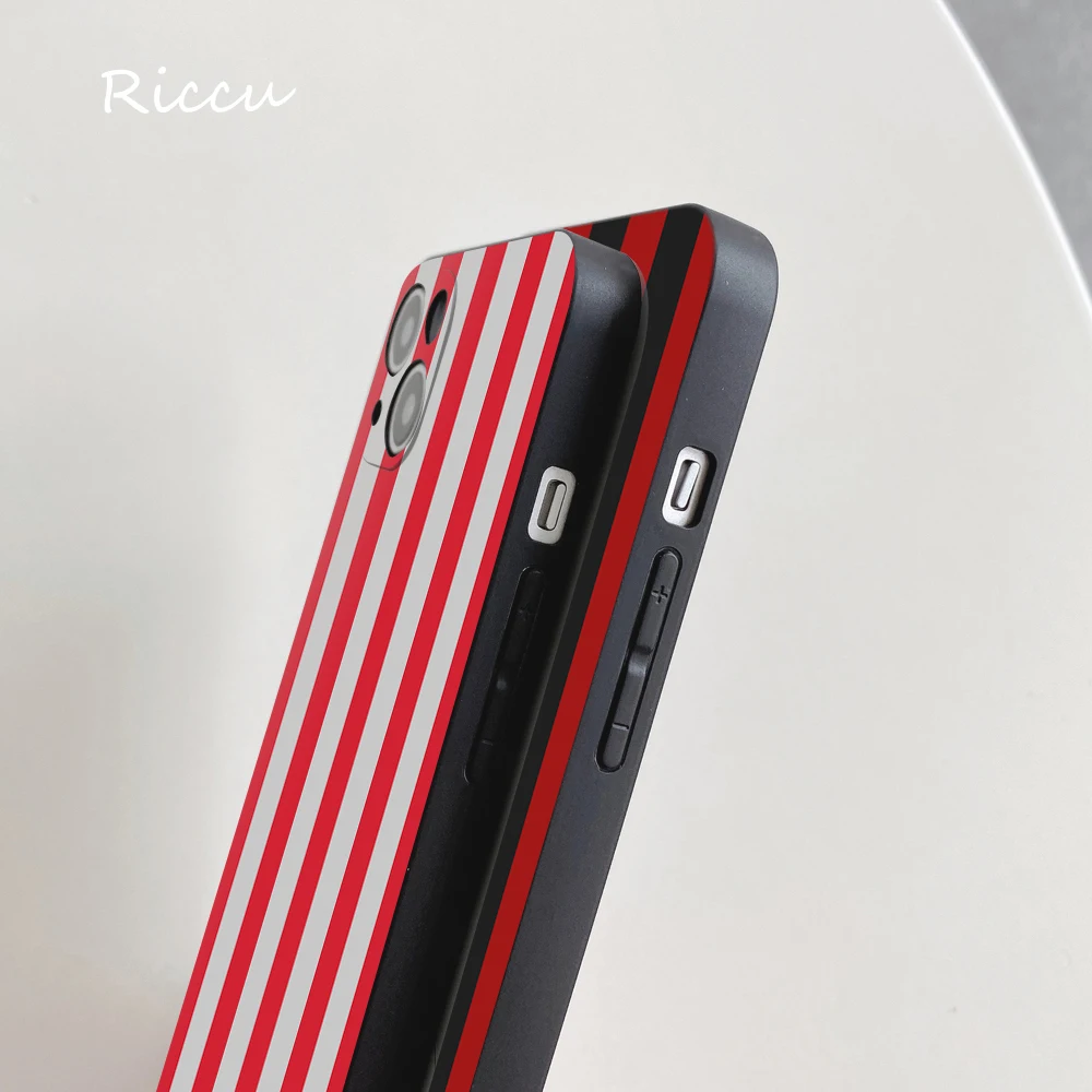 Чехол для телефона Milan для iPhone 14 13 11 12 Pro XS MAX mini iPhone 8 7 6 6s Plus X 2020 XR с модным дизайном полоски.