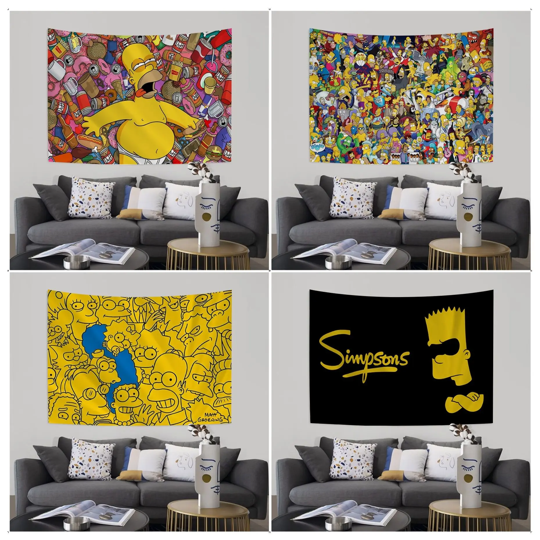 Гобелен с рисунком из м/ф Симпсоны |